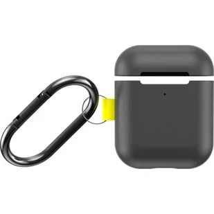 Apple Baseus Baseus Let's go Woven Label Hook | Etui case obudowa do słuchawek Airpods 1 / 2 | szary WIAPPOD-CGY - Akcesoria do słuchawek - miniaturka - grafika 1