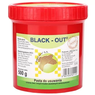 FREGATA Pasta do mycia rąk Black-Out 500g - Kremy i maski do rąk - miniaturka - grafika 1