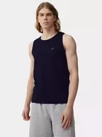 Koszulki męskie - Koszulka Męska 4F Bez Rękawów T-Shirt Bawełna S - miniaturka - grafika 1