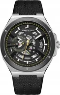 Zegarki męskie - Zegarek męski KENNETH COLE KCWGE0013701 czarny sportowy skeleton - miniaturka - grafika 1