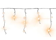 Oświetlenie świąteczne - Bulinex Kurtyna LED 200L 9,6 m flesz z dodatkowym gniazdem barwa ciepła biała 13-585 - miniaturka - grafika 1