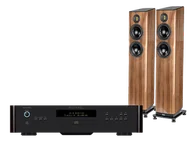 Zestawy stereo - Rotel RA-1572 MkII (czarny) + FS408.2 (orzech) - miniaturka - grafika 1