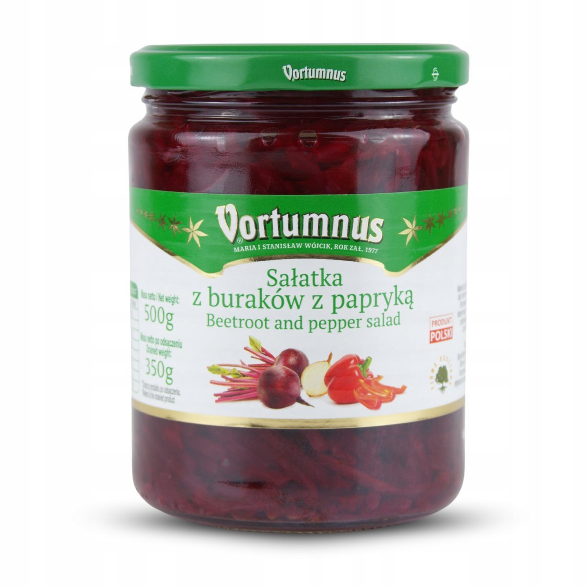 SAŁATKA Z BURAKÓW Z PAPRYKĄ 500G VORTUMNUS