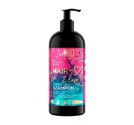 Szampony do włosów - Eveline Hair 2 Love Nawilżający Szampon do włosów suchych i zniszczonych 400ml - miniaturka - grafika 1