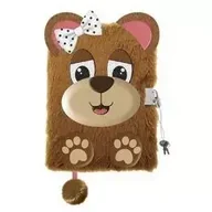 Notesy i bloczki - Pamiętnik z kłódką A5/96K włochacz Miś - ST-MAJEWSKI - miniaturka - grafika 1