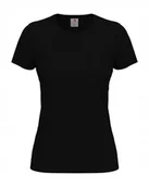Koszulki i topy damskie - Koszulka damska T-shirt damski Stedman ST2620 Classic-T Organic Black S - miniaturka - grafika 1