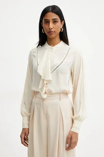 Silvian Heach koszula CORGET damska kolor beżowy regular GPP25354BL - Koszule damskie - miniaturka - grafika 1