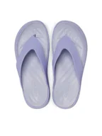 Klapki i japonki damskie - Crocs Japonki Getaway Groove Platform Flip 210700 Fioletowy - miniaturka - grafika 1