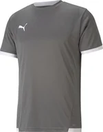 Koszulki męskie - Koszulka męska Puma teamLIGA Jersey szara 704917 13 S - miniaturka - grafika 1