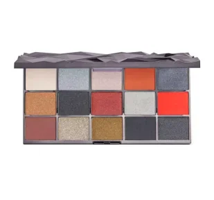 Makeup Revolution Glass Black Ice paleta cieni do powiek 16,5 g - Cienie do powiek - miniaturka - grafika 2