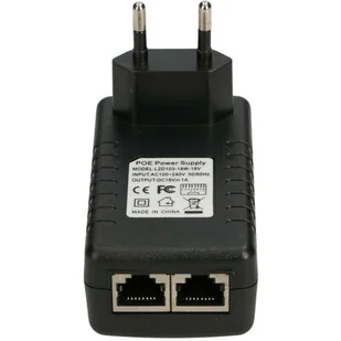 ExtraLink POE 18V-18W POWER ADAPTER WALL PLUG (EX.14220) - Patchcordy - miniaturka - grafika 1