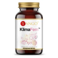 Suplementy naturalne - YANGO Yango KlimaFem  90 k menopauza YA0381 - miniaturka - grafika 1