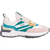 Trampki damskie - Pepe Jeans Damskie trampki LUCKY MAINS, różowe (SPRITZER PINK), 4 UK, Różowy Spritzer Różowy, 4 UK - miniaturka - grafika 1