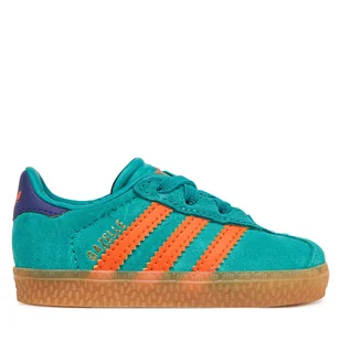 Sneakersy adidas Gazelle Comfort Closure JR5940 Zielony - Buty dla chłopców - miniaturka - grafika 1