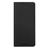 Etui i futerały do telefonów - Etui Dux Ducis Skin Pro na Sony Xperia 10 VI z klapką i miejscem na kartę - czarne - miniaturka - grafika 1