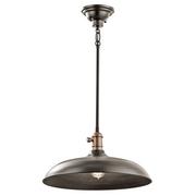 Lampy sufitowe - Elstead Lighting Plafon LAMPA sufitowa KL/COBSON/P OZ KICHLER industrialna OPRAWA metalowa retro stary brąz - miniaturka - grafika 1