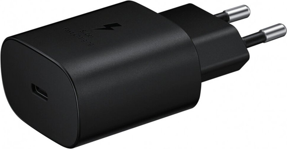 Samsung, Uniwersalna ładowarka sieciowa do smartfonów USB-C 25W, szybkie ładowanie 3A, czarna