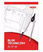 Szkolne artykuły papiernicze - Blok techniczny A4/10K biały (10szt) - HERLITZ - miniaturka - grafika 1