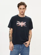 Koszulki męskie - Pepe Jeans T-Shirt Clag PM509384 Granatowy Regular Fit - miniaturka - grafika 1