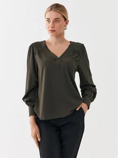 ONLY Bluzka 15303748 Zielony Regular Fit - Bluzki damskie - miniaturka - grafika 1