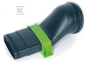 Akcesoria do wentylacji i klimatyzacji - Element rozprężny KERMI EasyFlow - 2 szt., poziomy, D125, 126x60mm, L=298mm - miniaturka - grafika 1