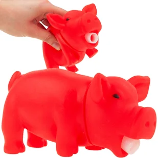 Gryzak Zabawka Dla Psa Świnka Chrumka Piszczałka - Zabawki dla psów - miniaturka - grafika 1
