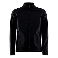 Kurtki męskie - Craft Core Explore męska kurtka softshellowa, wiatroszczelna, wodoodporna kurtka przejściowa, 2 kieszenie boczne, 1 kieszeń wewnętrzna - miniaturka - grafika 1