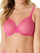 Biustonosze - Gossard Damski błyszczący przezroczysty formowany biustonosz, magenta, 70F - miniaturka - grafika 1