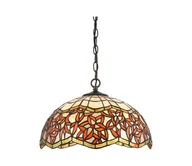 Lampy sufitowe - Prezent 232 - Żyrandol na łańcuchu TIFFANY 2xE27/60W/230V - miniaturka - grafika 1
