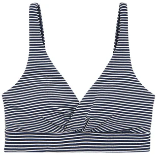 Damski strój kąpielowy Regatta Paloma Bikini Top Rozmiar: XS / Kolor: ciemnoniebieski/biały - Stroje kąpielowe - miniaturka - grafika 1