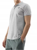 Koszulki męskie - KOSZULKA POLO 4F męska 4FWMM00TPTSM316-27S polówka klasyczna bawełna S - miniaturka - grafika 1