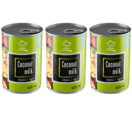 Soki i napoje niegazowane - House of Asia Mleczko kokosowe 5-7% Zestaw 3 x 400 ml - miniaturka - grafika 1