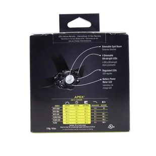 Princeton Tec - Latarka czołowa Apex - Czarna - APX21-BK/DK - Latarki - miniaturka - grafika 3