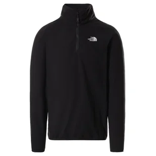Męski polar The North Face 100 Glacier 1/4 Zip black - XXL - Bluzy męskie - miniaturka - grafika 1
