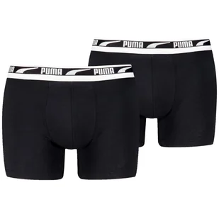 Męskie bokserki Puma Everyday Multi Logo Boxers 2P Rozmiar: XXL / Kolor: czarny - Majtki męskie - miniaturka - grafika 1
