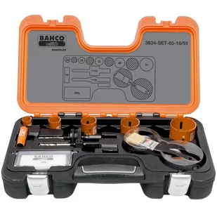 Bahco Profesjonalny zestaw otwornic, 16-51 mm, 3834-SET-65-16/51 SNA Europe - Wiertła - miniaturka - grafika 1