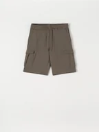 Spodenki męskie - Sinsay - Szorty dresowe - szary - miniaturka - grafika 1