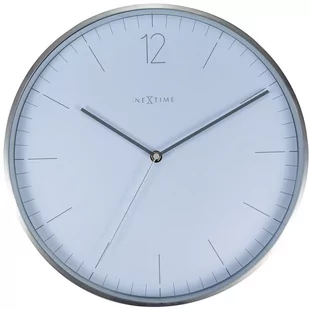 Nextime Zegar ścienny (biały) Essential Silver - Zegary - miniaturka - grafika 1