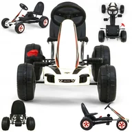 Jeździki dla dzieci - GOKART NA PEDAŁY POJAZD DLA DZIECI VIPER HAMULEC RĘCZNY REGULACJA 3LATA + - miniaturka - grafika 1