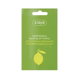 Ziaja Peeling do twarzy limonka-cytrus 7ml - Peelingi i scruby do twarzy - miniaturka - grafika 3
