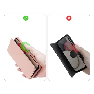 Dux Ducis Skin X kabura etui pokrowiec z klapką Samsung Galaxy A02s EU różowy - Etui i futerały do telefonów - miniaturka - grafika 9