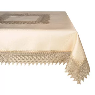 Obrus 140 x 400 Gipiura wz. 144_Złoty - Obrusy i serwetki - miniaturka - grafika 1