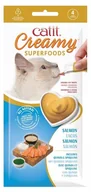 Przysmaki dla kotów - CATIT Creamy Superfood przysmak dla kota - łosoś z komosą ryżową i spiruliną 4 x 10g - miniaturka - grafika 1