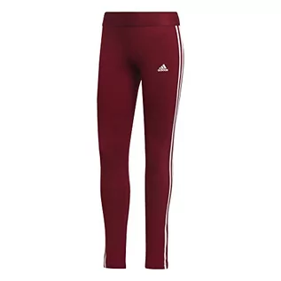 Legginsy - adidas Damskie legginsy W 3s, legginsy do nogi, wielokolorowe (Buruni/Blanco), L, wielokolorowy (Buruni/Blanco), L - grafika 1