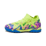 Piłka nożna - PUMA Future Match Energy TT + MID JR buty piłkarskie, ultramiękki żółty alert-świecący różowy, 4,5 UK, Ultra niebieski żółty alert świecący różowy, 37.5 EU - miniaturka - grafika 1