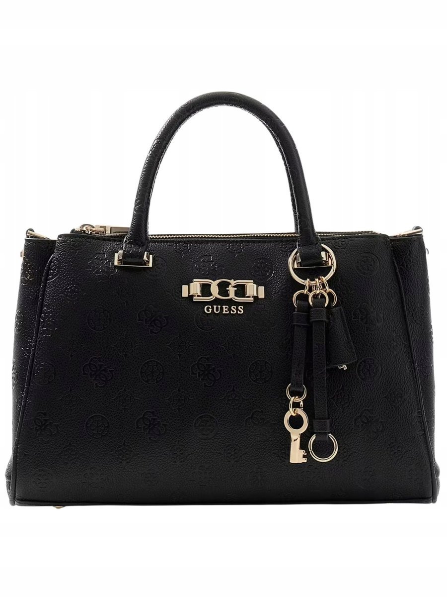 Torebka damska Guess HWPD99 16060 CZARNY MONOGRAM