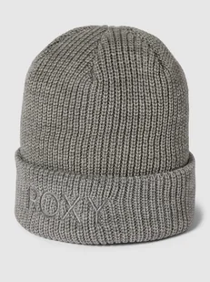 Czapka beanie z wyhaftowanym logo model ‘FREJA’ - Czapki damskie - miniaturka - grafika 1