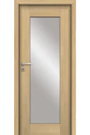 Drzwi wewnętrzne - Pol-Skone Dzwi Wewnętrzne Z Szybą Sempre Lux V1Sd Limba - miniaturka - grafika 1