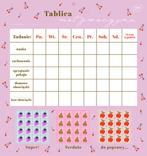 Interdruk, Tablica motywacyjna Girls, z naklejkami - Dekoratorstwo - miniaturka - grafika 1