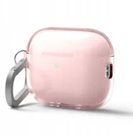 Akcesoria do smartwatchy - Elago AirPods Pro 3 Clear Hang Case - etui z karabińczykiem do AirPods Pro 3 różowe - miniaturka - grafika 1